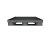 Пластиковый паллет 1470x1140x180 мм сплошной на 3 полозьях