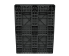 Пластиковый паллет 1470x1140x180 мм сплошной на 3 полозьях
